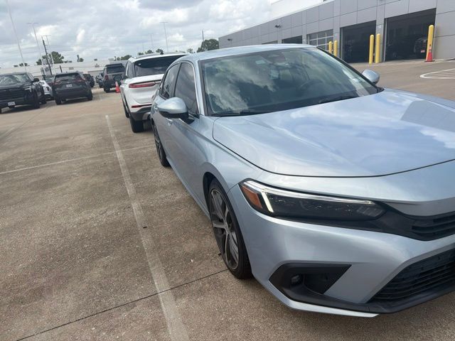 2022 Honda Civic Touring Blue at Bayshore Chrysler Jeep Dodge Ram