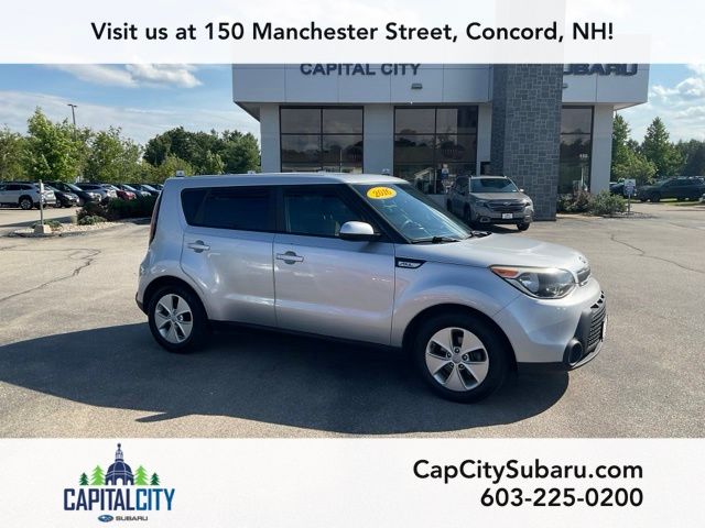 Bright Silver 2016 Kia Soul Wagon Front-Wheel Drive 6-Speed Automatic