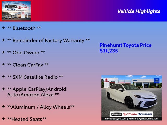 Used 2025 Toyota Camry Sedan