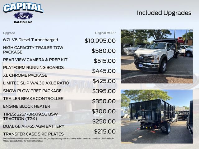 New 2026 White Ford 12FT DUMP/CURBSIDE DOOR image 3