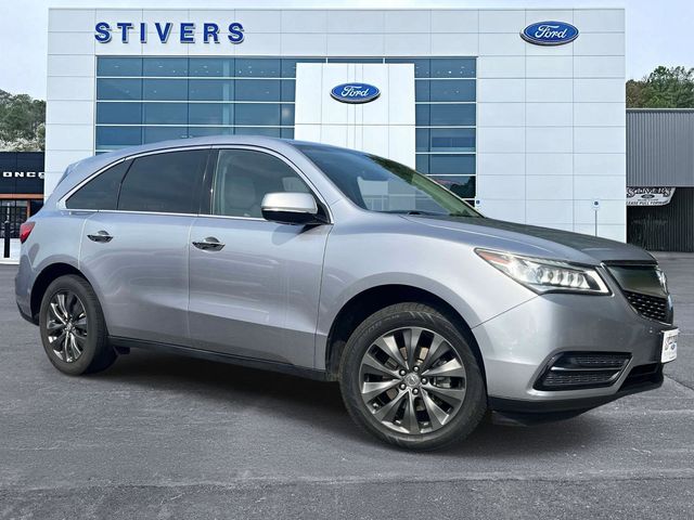 Lunar Silver Metallic 2016 Acura MDX SH-AWD with Technology Package SUV / Crossover All-Wheel Drive 9-Speed Automatic