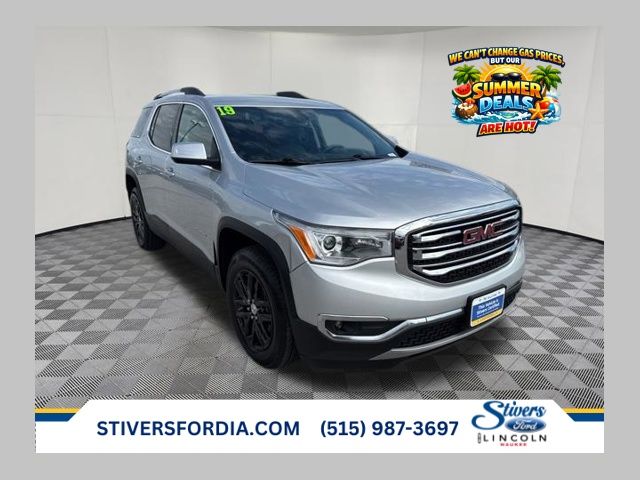 Quicksilver Metallic 2019 GMC Acadia SLT-1 AWD SUV / Crossover Four-Wheel Drive 6-Speed Automatic