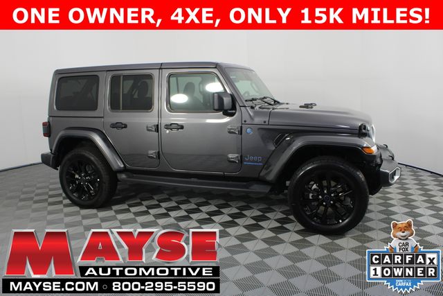 Gray (Granite Crystal Metallic Clearcoat) 2025 Jeep Wrangler 4xe Sahara 4WD SUV / Crossover Four-Wheel Drive 8-Speed Automatic