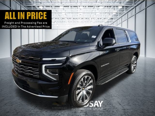 Black 2026 Chevrolet Suburban High Country 4WD SUV / Crossover Four-Wheel Drive