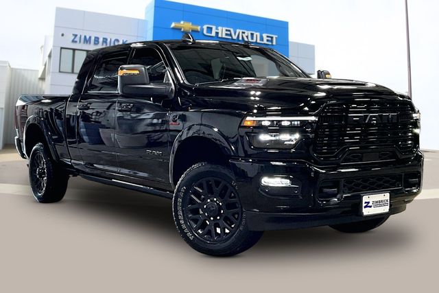 Diamond Black Crystal Pearlcoat 2025 RAM 2500 Pickup Truck Four-Wheel Drive 8-Speed Automatic