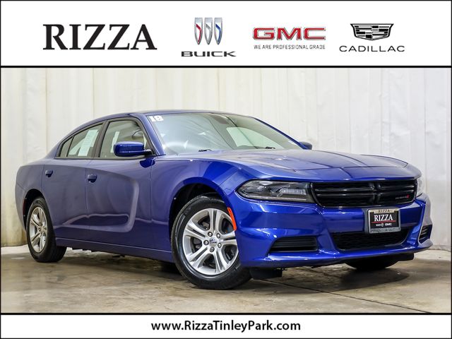 Indigo Blue 2018 Dodge Charger SXT RWD Sedan Rear-Wheel Drive 8-Speed Automatic