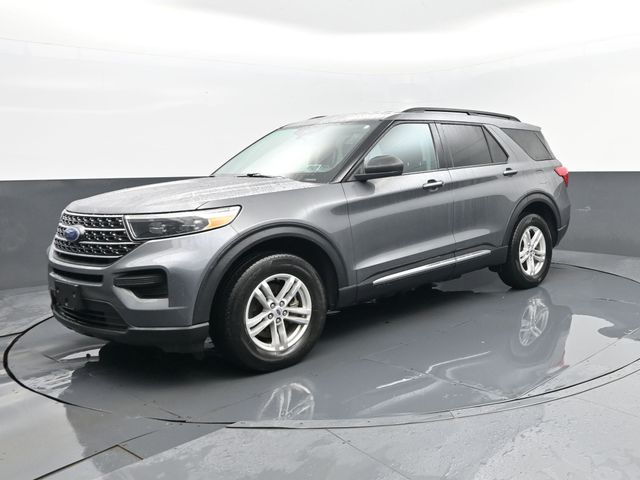 Gray Metallic 2023 Ford Explorer SUV / Crossover All-Wheel Drive Automatic