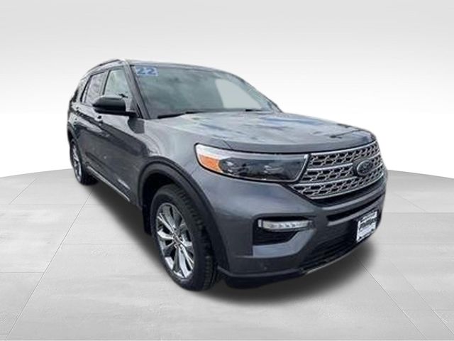 Carbonized Gray Metallic 2022 Ford Explorer Limited AWD SUV / Crossover All-Wheel Drive Automatic