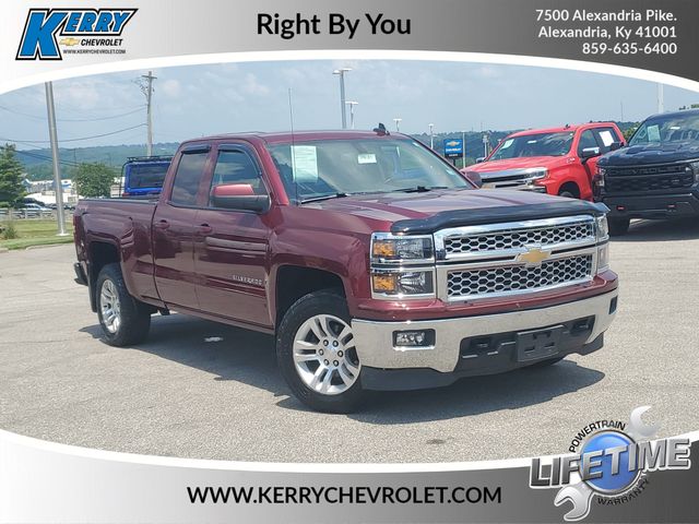 Red (Deep Ruby Metallic) 2015 Chevrolet Silverado 1500 Pickup Truck Four-Wheel Drive 6-Speed Automatic Overdrive