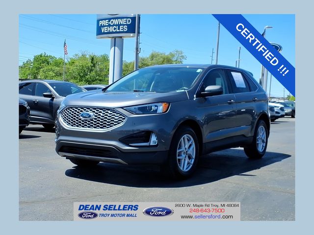 Carbonized Gray Metallic 2023 Ford Edge SUV / Crossover All-Wheel Drive 8-Speed Automatic