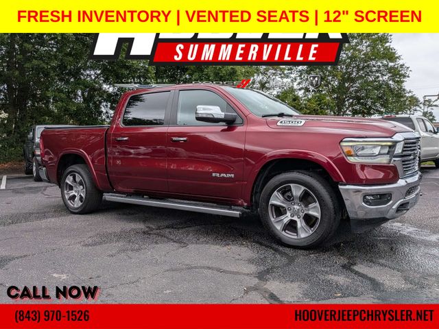 Delmonico Red Pearlcoat 2021 RAM 1500 Pickup Truck Four-Wheel Drive 8-Speed Automatic