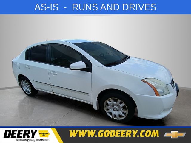 Aspen White 2012 Nissan Sentra Sedan Front-Wheel Drive Continuously Variable Transmission