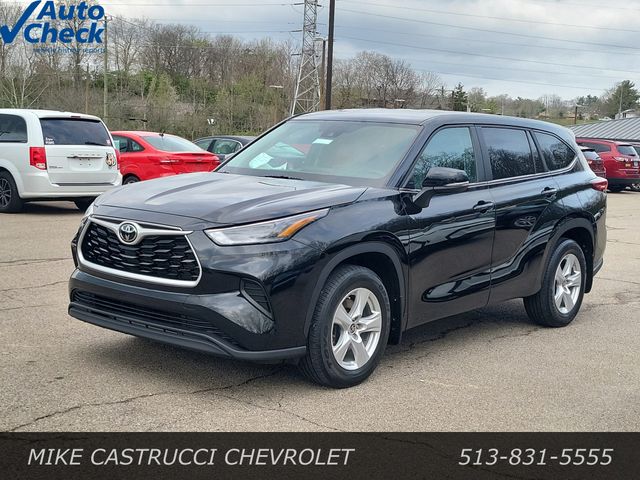 Black 2023 Toyota Highlander L FWD SUV / Crossover Front-Wheel Drive 8-Speed Automatic