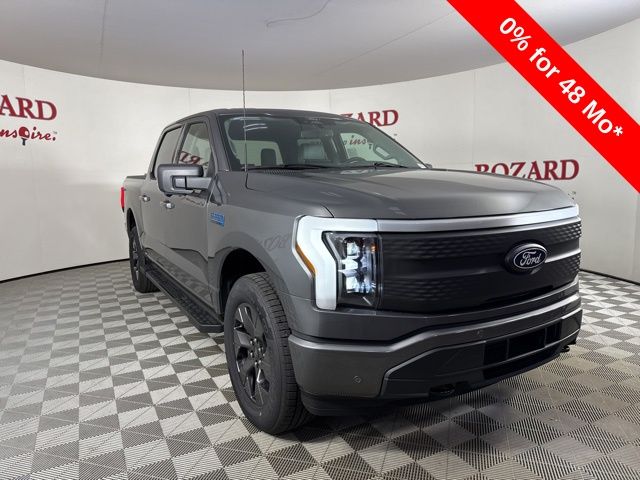 2025 Carbonized Gray Metallic Ford F-150 Lightning Flash AWD Truck