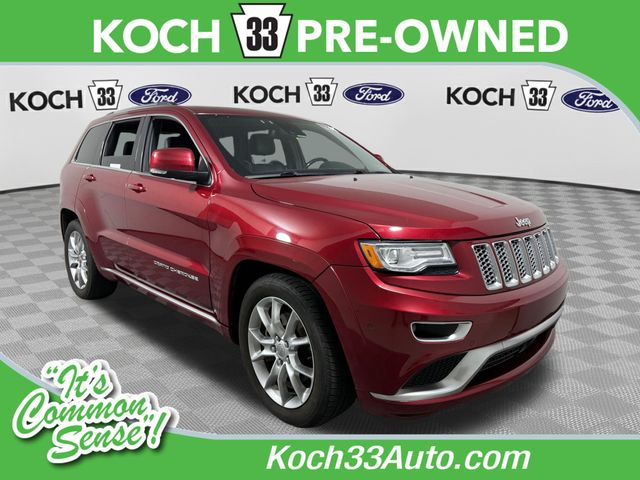 Deep Cherry Red Crystal Pearlcoat 2015 Jeep Grand Cherokee SUV / Crossover Four-Wheel Drive 8-Speed Automatic