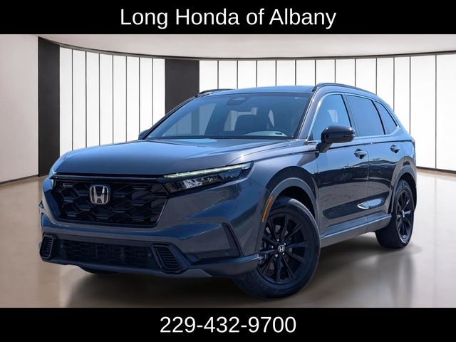 Meteorite Gray Metallic 2025 Honda CR-V Hybrid SUV / Crossover Front-Wheel Drive Continuously Variable Transmission