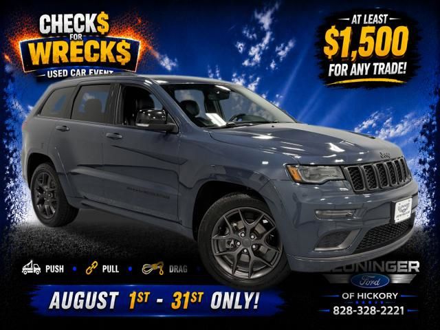 Slate Blue Pearlcoat 2020 Jeep Grand Cherokee SUV / Crossover Four-Wheel Drive 8-Speed Automatic