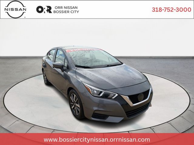 Gray (Gun Metallic) 2021 Nissan Versa SV FWD Sedan Front-Wheel Drive Continuously Variable Transmission