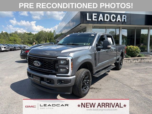 Gray Metallic 2024 Ford F-250 Super Duty Pickup Truck Four-Wheel Drive Automatic