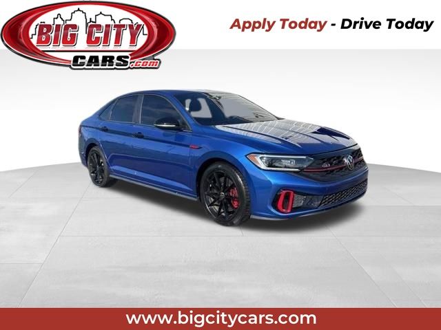 Blue Metallic 2024 Volkswagen Jetta GLI 40th Anniversary Edition FWD Sedan Front-Wheel Drive 7-Speed Dual Clutch