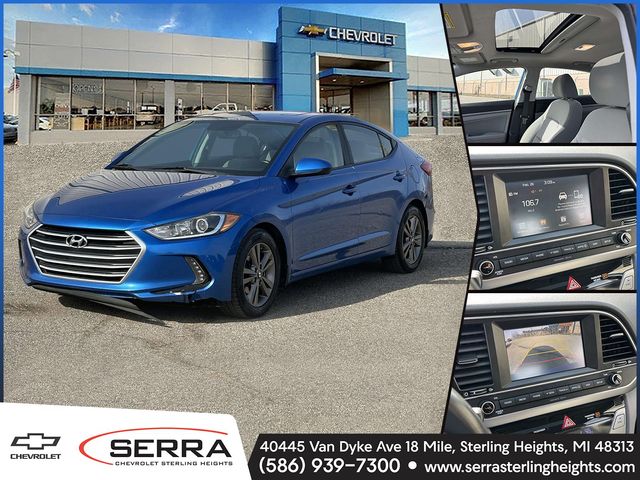 Electric Blue 2018 Hyundai Elantra Value Edition FWD Sedan Front-Wheel Drive 6-Speed Automatic