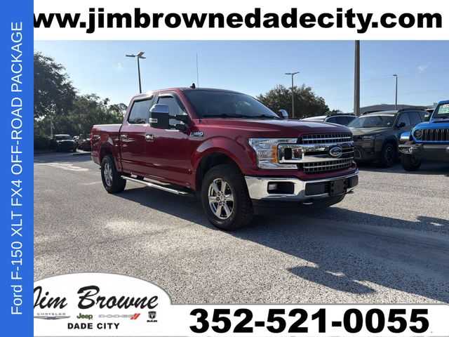Red Metallic 2020 Ford F-150 Pickup Truck Four-Wheel Drive Automatic