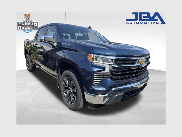 Northsky Blue Metallic 2023 Chevrolet Silverado 1500 LT Crew Cab 4WD Pickup Truck Four-Wheel Drive 8-Speed Automatic
