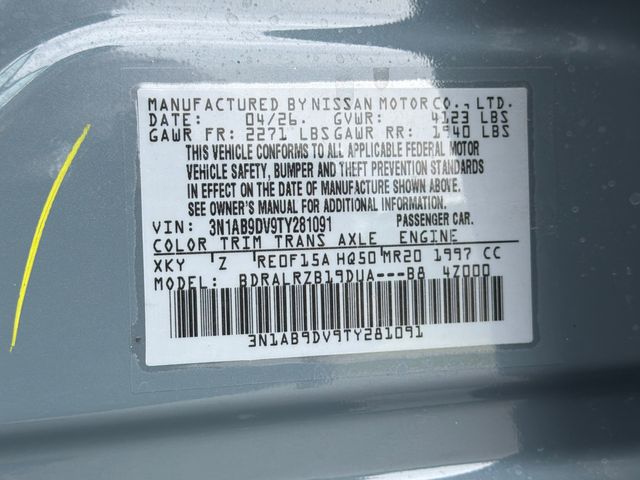 New 2026 Nissan Sentra Sedan