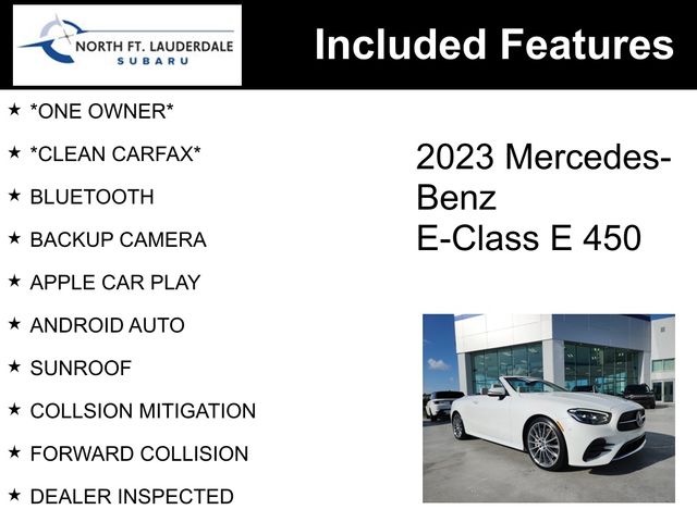 2023 Mercedes-Benz E-Class E 450 2