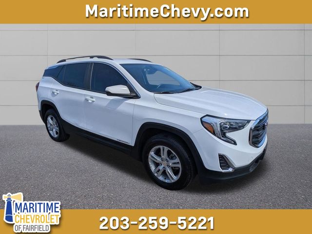 Summit White 2021 GMC Terrain SLE AWD SUV / Crossover Four-Wheel Drive 9-Speed Automatic