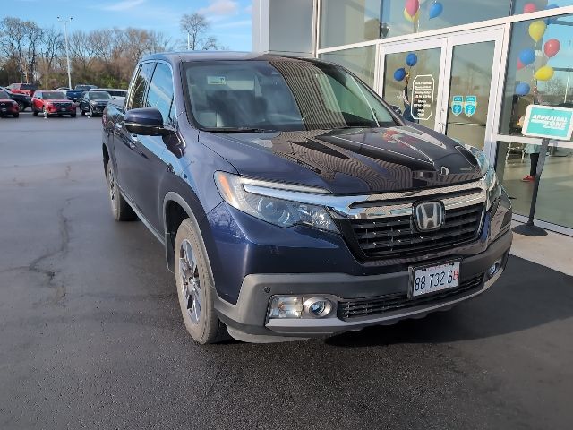 Black (Obsidian Blue Pearl) 2017 Honda Ridgeline RTL-E AWD Pickup Truck All-Wheel Drive 6-Speed Automatic