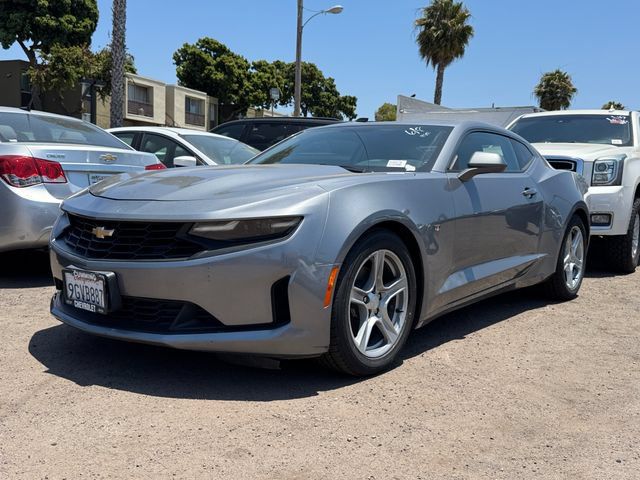 Gray (Satin Steel Metallic) 2020 Chevrolet Camaro Coupe Rear-Wheel Drive Automatic