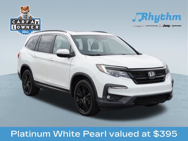 White 2022 Honda Pilot SE FWD SUV / Crossover Front-Wheel Drive 9-Speed Automatic