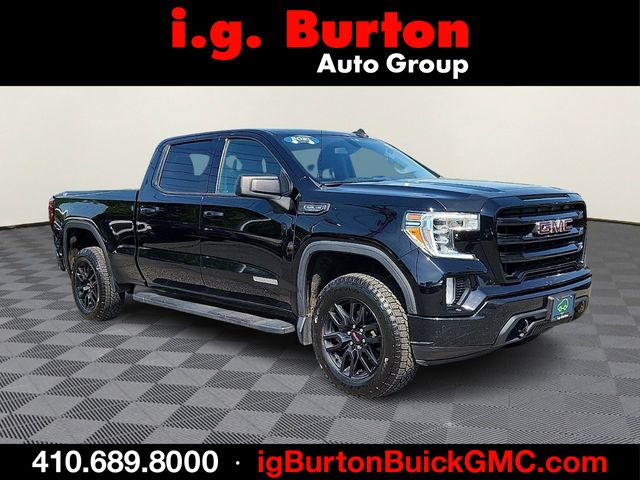 Onyx Black 2021 GMC Sierra 1500 Elevation Crew Cab 4WD Pickup Truck Four-Wheel Drive Automatic