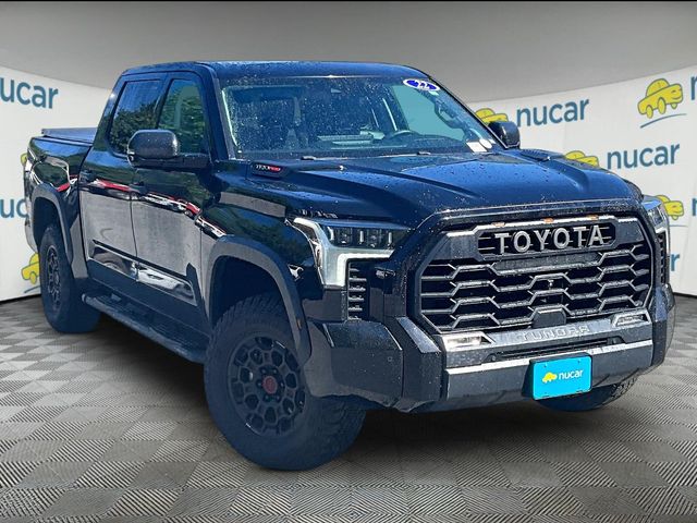 Midnight Black Metallic 2022 Toyota Tundra Hybrid Pickup Truck Four-Wheel Drive Automatic