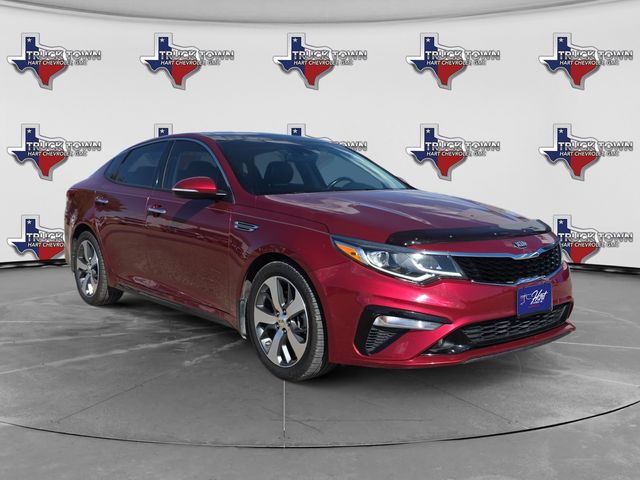 Passion Red 2019 Kia Optima S FWD Sedan Front-Wheel Drive 6-Speed Automatic