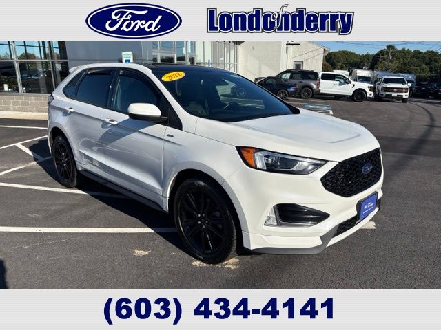 White Metallic 2022 Ford Edge SUV / Crossover All-Wheel Drive 8-Speed Automatic