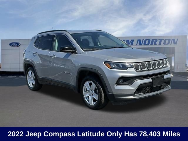 Billet Silver Metallic Clearcoat 2022 Jeep Compass Latitude FWD SUV / Crossover Front-Wheel Drive 6-Speed Automatic