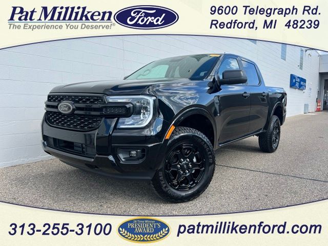 Shadow Black 2026 Ford Ranger Pickup Truck Four-Wheel Drive Automatic