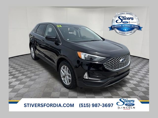 Black Metallic 2024 Ford Edge SUV / Crossover All-Wheel Drive 8-Speed Automatic