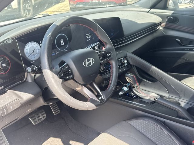 2025 Hyundai Elantra N Line White at Emmons Autoplex