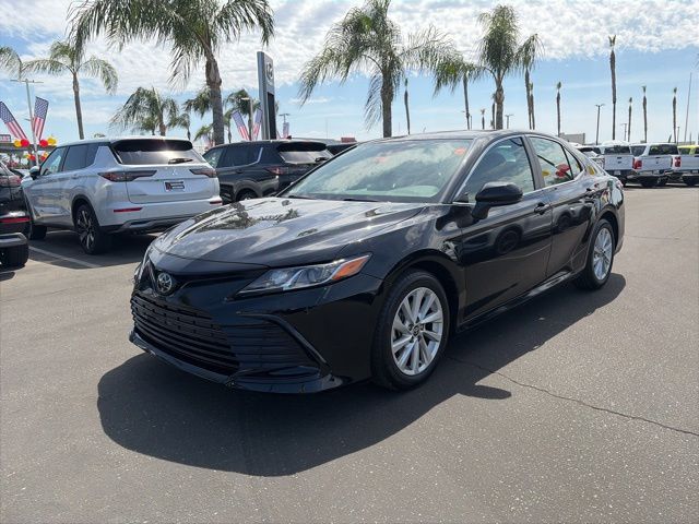 Midnight Black Metallic 2024 Toyota Camry LE FWD Sedan Front-Wheel Drive 8-Speed Automatic