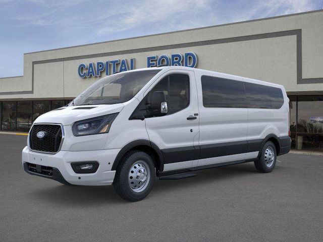 Oxford White 2026 Ford Transit Passenger 350 XLT Low Roof LB AWD Van All-Wheel Drive