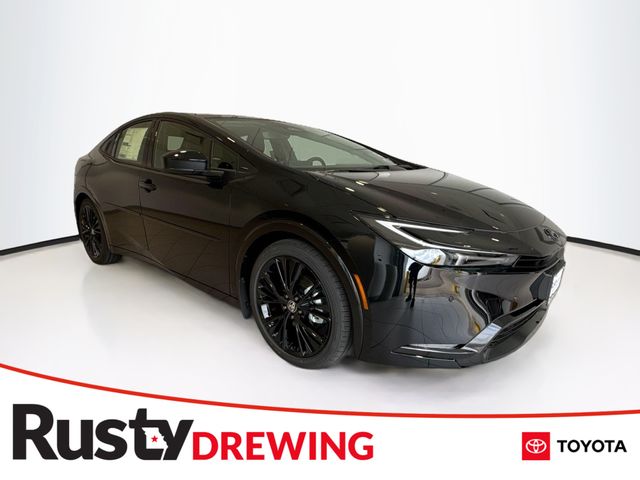 Black 2026 Toyota Prius Plug-In Hybrid Hatchback Front-Wheel Drive Continuously Variable Transmission