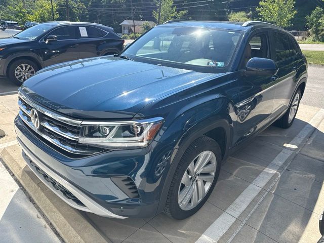 2020 Volkswagen Atlas Cross Sport 2.0T SE w/Technology Blue at Sutliff Volkswagen