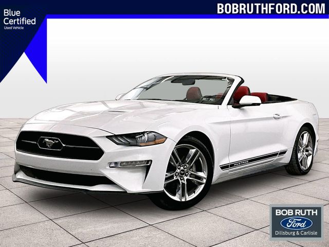 2020 Ford Mustang EcoBoost Premium White at Bob Ruth Ford