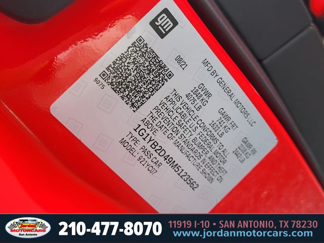 Used Car 2021 Chevrolet Corvette  Stingray For Sale Under $70,000 In San Antonio, Texas