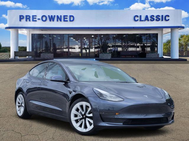Pearl White Multi-Coat 2023 Tesla Model 3 RWD Sedan Rear-Wheel Drive 1-Speed Automatic
