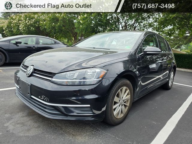 Deep Black 2019 Volkswagen Golf Hatchback Front-Wheel Drive 8-Speed Automatic