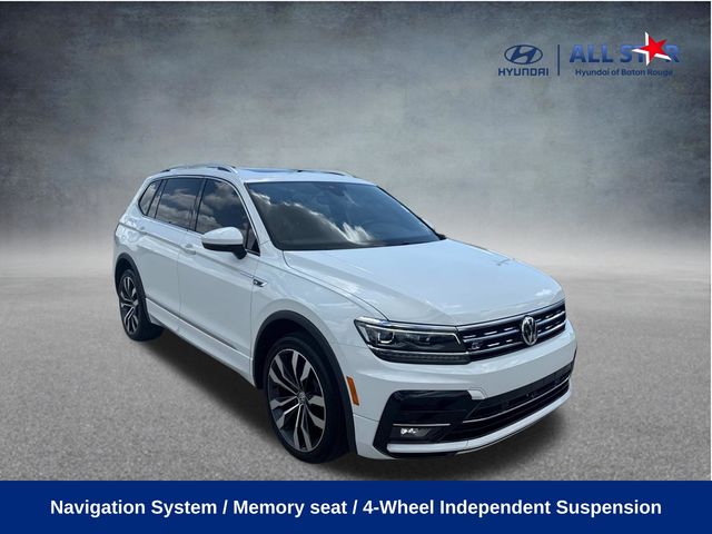 Pure White 2019 Volkswagen Tiguan SEL Premium R-Line 4Motion SUV / Crossover All-Wheel Drive 8-Speed Automatic
